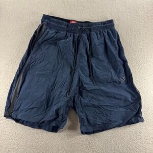 Nike Sportswear Tech Hypermesh‎ Athletic Shorts Mens Large Navy Blue Side Zip